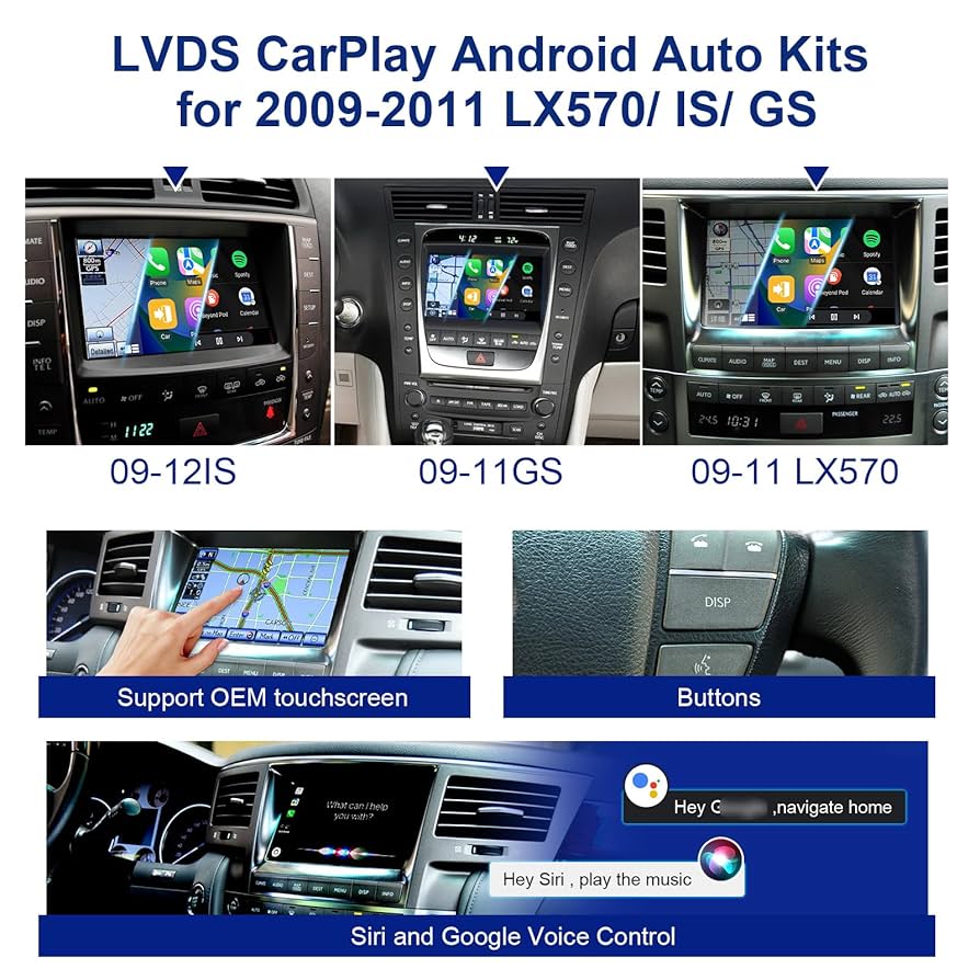 レクサス GS CarPlay Android Auto ユニット 10系 後期 レクサス GS CarPlay Android Auto ユニット 10系 後期 レクサス